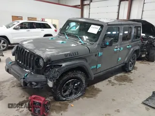 2021 Jeep Wrangler Unlimited Sport S with VIN 1C4HJXDN9MW819753, listed as a IAAI auction lot 41415569 with 43,263 mi miles and . Bid and sale history available at DreamBid. Image 2.