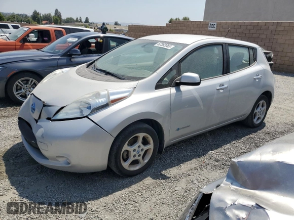 2013 Nissan LEAF SL with VIN 1N4AZ0CP9DC403018, listed as a Copart auction lot 62382065 with 63,497 mi miles and Clean title. Bid and sale history available at DreamBid. Image 1.