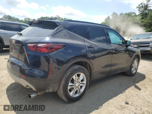 2020 Chevrolet Blazer LT with VIN 3GNKBCRS6LS587477, listed as a Copart auction lot 56938945 with 100,289 mi miles and Salvage title. Bid and sale history available at DreamBid. Image 3.