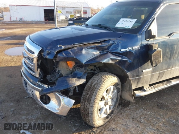 2013 Ford F-150 XL with VIN 1FTFW1ET7DFE08225, listed as a IAAI auction lot 41456280 with 161,922 mi miles. Bid and sale history available at carsss.com. Image 6.