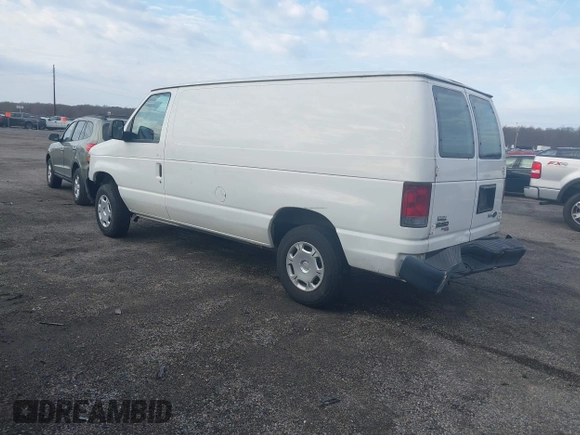 2013 Ford Econoline Cargo Commercial with VIN 1FTNE1EW4DDA09857, listed as a IAAI auction lot 41889302 with 131,059 mi miles and . Bid and sale history available at DreamBid. Image 3.