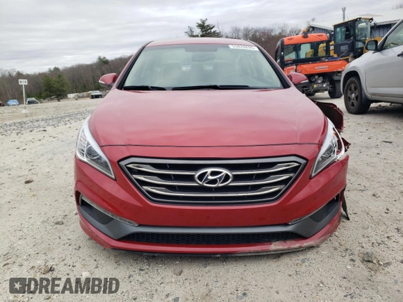 2017 Hyundai Sonata Sport with VIN 5NPE34AF4HH557449, listed as a Copart auction lot 53828695 with 32,103 mi miles and Salvage Title. Bid and sale history available at carsss.com. Image 5.
