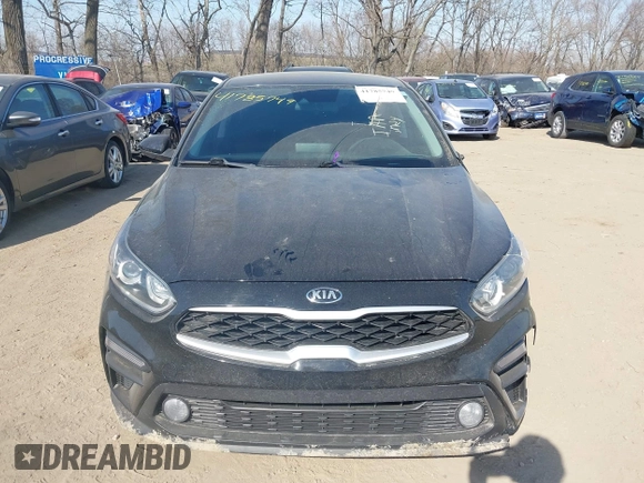 2020 Kia Forte LXS with VIN 3KPF24AD7LE160160, listed as a IAAI auction lot 41785749 with 55,988 mi miles. Bid and sale history available at carsss.com. Image 13.