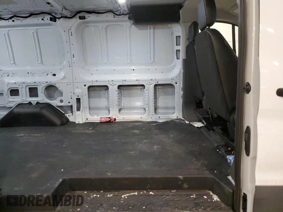 2024 Ford Transit Cargo with VIN 1FTBR1Y88RKB38322, listed as a Copart auction lot 45318395 with 1,168 mi miles and Salvage Title. Bid and sale history available at DreamBid. Image 11.