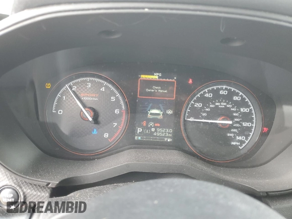 2022 Subaru Forester Sport with VIN JF2SKAJC3NH418791, listed as a Copart auction lot 42702115 with 49,523 mi miles and Salvage Title. Bid and sale history available at carsss.com. Image 9.