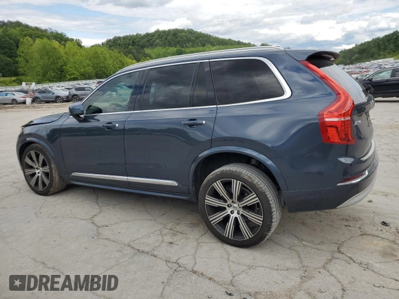 2022 Volvo XC90 Inscription with VIN YV4A221L3N1825175, listed as a Copart auction lot 57936225 with 52,499 mi miles and Salvage title. Bid and sale history available at DreamBid. Image 2.