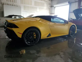 2023 Lamborghini Huracan z VIN ZHWUT5ZF1PLA23321, wystawiony jako Copart lot #74672934 z przebiegiem Nie podano mil oraz Nie do naprawy. Historia ofert i sprzedaży dostępna na DreamBid. Obrazek 3.