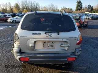 2002 Hyundai Santa Fe GLS with VIN KM8SC73D62U247487, listed as a Copart auction lot 81324114 with 220,620 mi miles and Salvage Title. Bid and sale history available at carsss.com. Image 6.