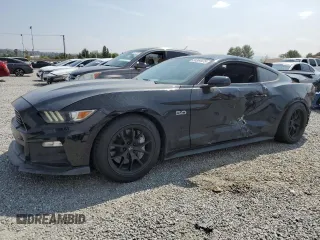 2015 Ford Mustang GT with VIN 1FA6P8CF5F5370463, listed as a Copart auction lot 55354475 with 66,603 mi miles and Salvage title. Bid and sale history available at DreamBid. Image 1.