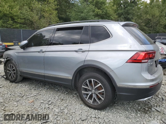 2020 Volkswagen Tiguan SE with VIN 3VV2B7AX4LM022562, listed as a Copart auction lot 69816034 with 61,789 mi miles and Salvage Title. Bid and sale history available at DreamBid. Image 2.