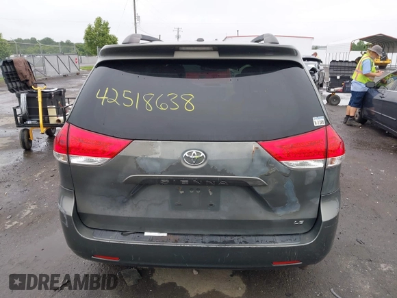 2012 Toyota Sienna LE AAS with VIN 5TDKK3DC9CS176135, listed as a IAAI auction lot 42518638 with 171,716 mi miles and . Bid and sale history available at DreamBid. Image 17.
