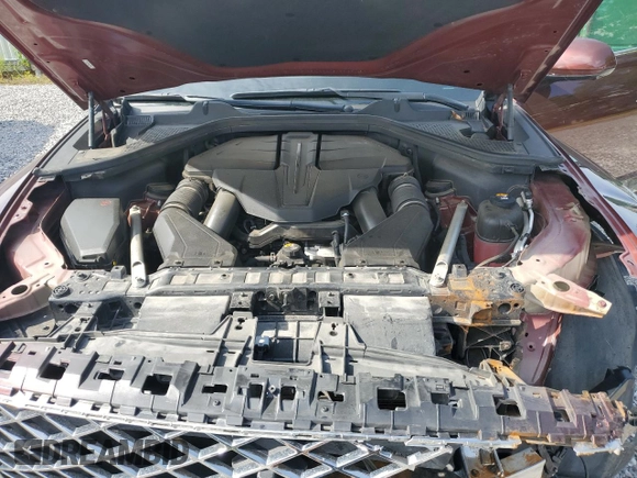 2021 Genesis GV80 with VIN KMUHCESC3MU054662, listed as a Copart auction lot 57235645 with 64,318 mi miles and Salvage title. Bid and sale history available at DreamBid. Image 11.