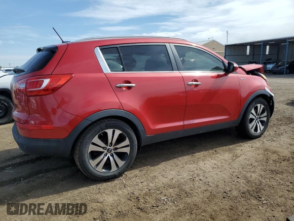 2011 Kia Sportage EX with VIN KNDPCCA23B7155109, listed as a Copart auction lot 55727165 with 137,005 mi miles and Salvage title. Bid and sale history available at DreamBid. Image 3.
