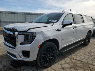2022 GMC Yukon XL SLT with VIN 1GKS2GKD6NR112238, listed as a Copart auction lot 77426704 with 54,125 mi miles and Salvage Title. Bid and sale history available at carsss.com. Image 1.