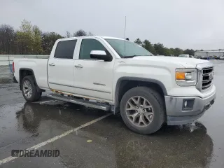 2014 GMC Sierra 1500 SLT with VIN 3GTU2VEC4EG373539, listed as a Copart auction lot 53978665 with 157,081 mi miles and Salvage title. Bid and sale history available at DreamBid. Image 4.