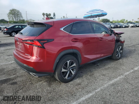 2020 Lexus NX 300 with VIN JTJDARBZ3L5007219, listed as a Copart auction lot 58229865 with 85,866 mi miles and Salvage title. Bid and sale history available at DreamBid. Image 3.