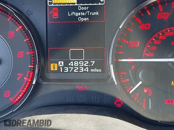 2015 Subaru WRX with VIN JF1VA1A60F9825977, listed as a IAAI auction lot 42059651 with 137,234 mi miles and . Bid and sale history available at DreamBid. Image 16.