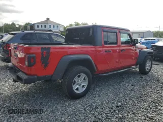 2020 Jeep Gladiator Sport S z VIN 1C6HJTAG3LL149915, wystawiony jako Copart lot #62252205 z przebiegiem 48 705 mil mil oraz Szkoda całkowita • Salvage title. Historia ofert i sprzedaży dostępna na DreamBid. Obrazek 3.