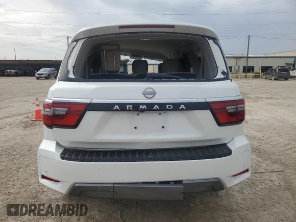 2022 Nissan Armada SV with VIN JN8AY2AC0N9163403, listed as a Copart auction lot 48340765 with 37,722 mi miles and Clean Title. Bid and sale history available at carsss.com. Image 6.