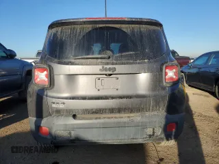 2017 Jeep Renegade Altitude with VIN ZACCJBBH3HPG45384, listed as a Copart auction lot 78952154 with 51,161 mi miles and Salvage title. Bid and sale history available at DreamBid. Image 6.