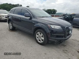 2015 Audi Q7 Premium with VIN WA1CGAFE8FD015410, listed as a Copart auction lot 60880285 with 95,336 mi miles and Salvage title. Bid and sale history available at DreamBid. Image 4.