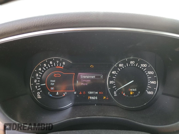 2015 Lincoln MKC with VIN 5LMTJ2AH8FUJ10346, listed as a Copart auction lot 49037035 with 108,411 mi miles and Salvage Title. Bid and sale history available at DreamBid. Image 9.