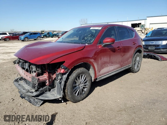 2019 Mazda CX-5 Touring with VIN JM3KFBCM6K0605345, listed as a Copart auction lot 46531735 with 86,826 mi miles and Salvage Title. Bid and sale history available at carsss.com. Image 1.