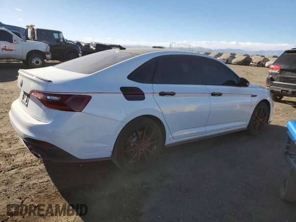 2024 Volkswagen Jetta 40th Anniversary Edition с VIN 3VW9T7BU8RM054807, выставлен на аукционе Copart как лот 87081244 с пробегом 10 504 миль миль и Чистый • Clean title. История ставок и продаж доступна на DreamBid. Изображение 3.