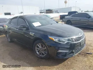 2020 Kia Optima LX with VIN 5XXGT4L34LG435819, listed as a IAAI auction lot 41382125 with 1 mi miles. Bid and sale history available at carsss.com. Image 1.