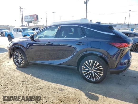 2024 Lexus RX 350 with VIN JTJCHMAA7R2020524, listed as a Copart auction lot 52643205 with 6,628 mi miles and Salvage title. Bid and sale history available at DreamBid. Image 2.