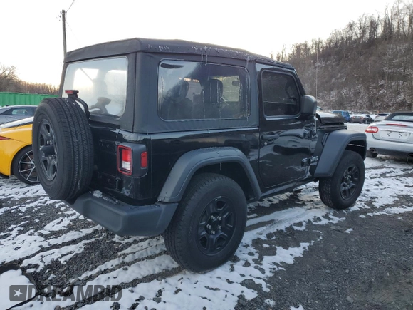 2021 Jeep Wrangler 80th Anniversary with VIN 1C4GJXANXMW638080, listed as a Copart auction lot 86476294 with 37,239 mi miles and Salvage Title. Bid and sale history available at DreamBid. Image 3.
