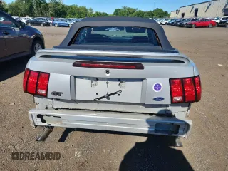 2000 Ford Mustang GT with VIN 1FAFP45X7YF265824, listed as a Copart auction lot 65204825 with 69,117 mi miles and Salvage title. Bid and sale history available at DreamBid. Image 6.