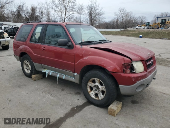 2001 Ford Explorer Sport with VIN 1FMYU70E71UC62227, listed as a Copart auction lot 86190794 with 253,485 mi miles and Salvage title. Bid and sale history available at DreamBid. Image 4.