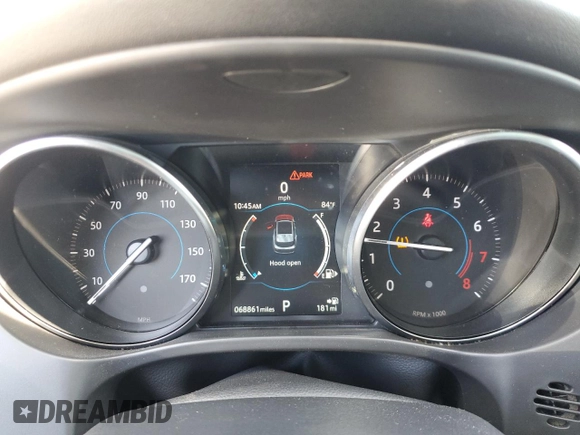 2018 Jaguar F-Pace 30t Premium with VIN SADCJ2GX7JA293064, listed as a Copart auction lot 53843285 with 68,861 mi miles and Salvage Title. Bid and sale history available at DreamBid. Image 9.