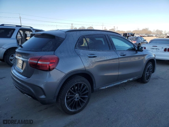 2018 Mercedes-Benz GLA with VIN WDCTG4GB5JJ491789, listed as a Copart auction lot 41989525 with 52,161 mi miles and Salvage Title. Bid and sale history available at carsss.com. Image 3.