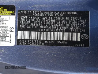 2007 Toyota Solara SE z VIN 4T1FA38P57U123723, wystawiony jako Copart lot #56030915 z przebiegiem 156 541 mil mil oraz Szkoda całkowita • Salvage title. Historia ofert i sprzedaży dostępna na DreamBid. Obrazek 15.