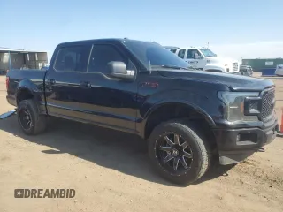 2018 Ford F-150 XL with VIN 1FTEW1EPXJFC53437, listed as a Copart auction lot 59896395 with 65,502 mi miles and Salvage title. Bid and sale history available at DreamBid. Image 4.