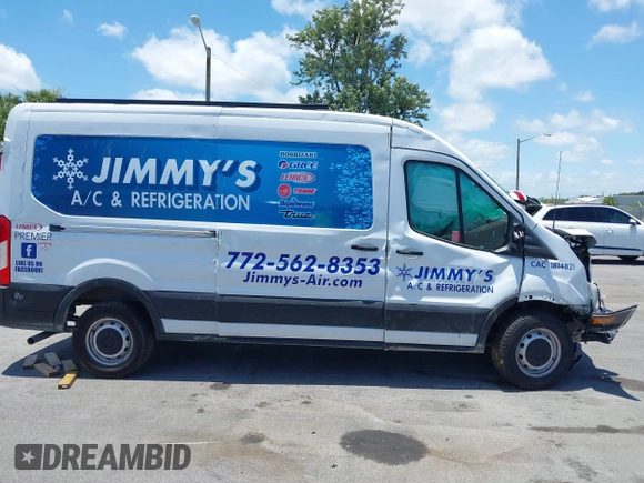 2023 Ford Transit Cargo with VIN 1FTBR1C82PKA26720, listed as a IAAI auction lot 39437379 with Not provided miles and . Bid and sale history available at DreamBid. Image 14.