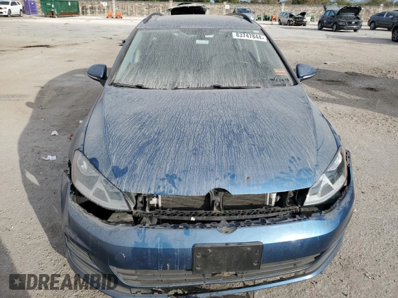 2016 Volkswagen Golf SportWagen TSI S with VIN 3VWC17AUXGM522790, listed as a Copart auction lot 83747844 with 0 mi miles and Salvage Title. Bid and sale history available at carsss.com. Image 5.