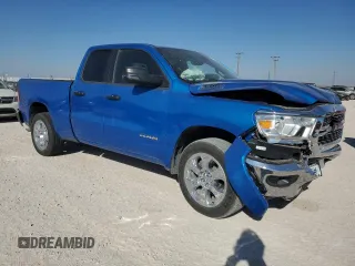 2023 Ram 1500 Big Horn with VIN 1C6RRFBG6PN606238, listed as a Copart auction lot 77317934 with 9,211 mi miles and Salvage Title. Bid and sale history available at carsss.com. Image 4.