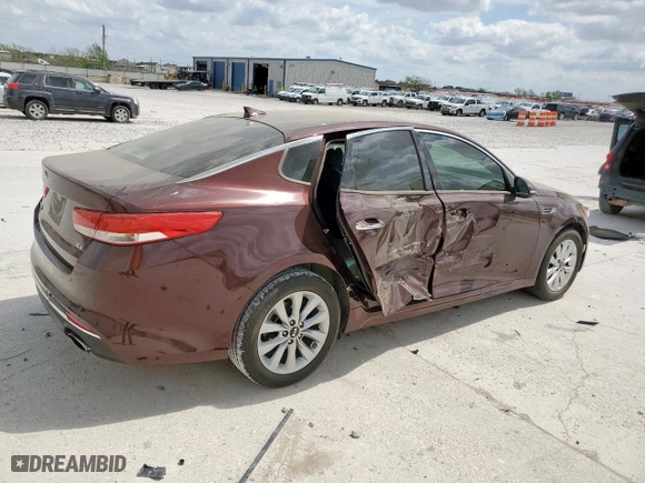 2017 Kia Optima EX with VIN 5XXGU4L36HG156960, listed as a Copart auction lot 49083875 with 108,810 mi miles and Salvage Title. Bid and sale history available at carsss.com. Image 3.