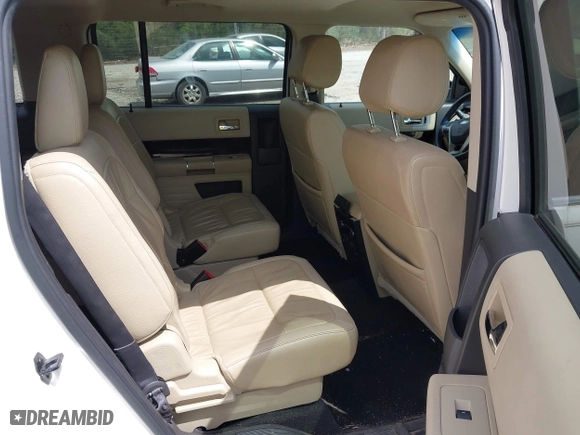 2014 Ford Flex SEL with VIN 2FMGK5C82EBD10918, listed as a IAAI auction lot 41966299 with 163,857 mi miles. Bid and sale history available at carsss.com. Image 8.