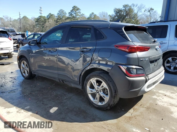 2023 Hyundai Kona SEL with VIN KM8K62AB0PU982954, listed as a Copart auction lot 47078835 with 19,102 mi miles and Salvage Title. Bid and sale history available at DreamBid. Image 2.