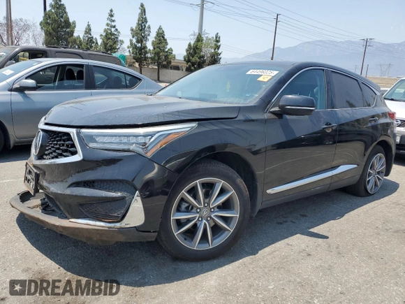2021 Acura RDX Technology with VIN 5J8TC1H51ML012268, listed as a Copart auction lot 64498025 with 59,345 mi miles and Salvage title. Bid and sale history available at DreamBid. Image 1.