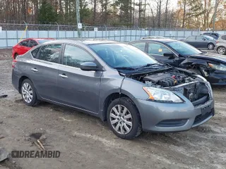 2015 Nissan Sentra SV with VIN 3N1AB7AP3FL684804, listed as a IAAI auction lot 41117429 with 166,717 mi miles and . Bid and sale history available at DreamBid. Image 1.