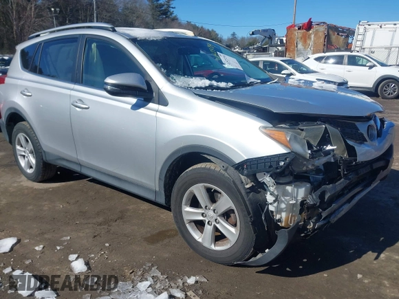 2013 Toyota RAV4 XLE with VIN JTMRFREV8DD039769, listed as a IAAI auction lot 41573734 with 111,129 mi miles. Bid and sale history available at carsss.com. Image 1.