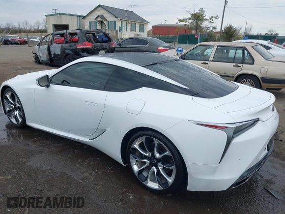2018 Lexus LC 500h z VIN JTHHP5AY9JA000847, wystawiony jako IAAI lot #41898193 z przebiegiem 54 626 mil mil oraz . Historia ofert i sprzedaży dostępna na DreamBid. Obrazek 3.