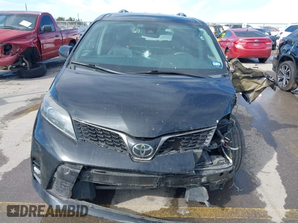 2020 Toyota Sienna SE with VIN 5TDXZ3DC7LS062183, listed as a IAAI auction lot 41791032 with 80,760 mi miles. Bid and sale history available at carsss.com. Image 12.