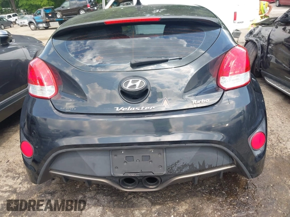 2013 Hyundai Veloster Turbo with VIN KMHTC6AE5DU143733, listed as a IAAI auction lot 42116317 with 116,155 mi miles and . Bid and sale history available at DreamBid. Image 16.