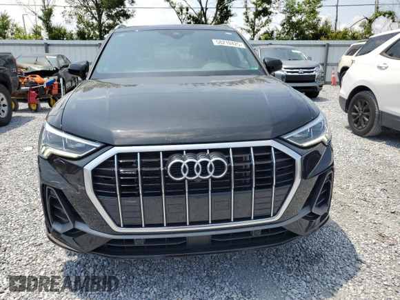 2023 Audi Q3 S line Premium Plus with VIN WA1EECF39P1068693, listed as a Copart auction lot 58210425 with 29,088 mi miles and Salvage title. Bid and sale history available at DreamBid. Image 5.
